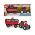 Tractoras cu remorca pentru animalute cu figurina calut 204115002
