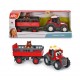Tractoras cu remorca pentru animalute cu figurina calut 204115002