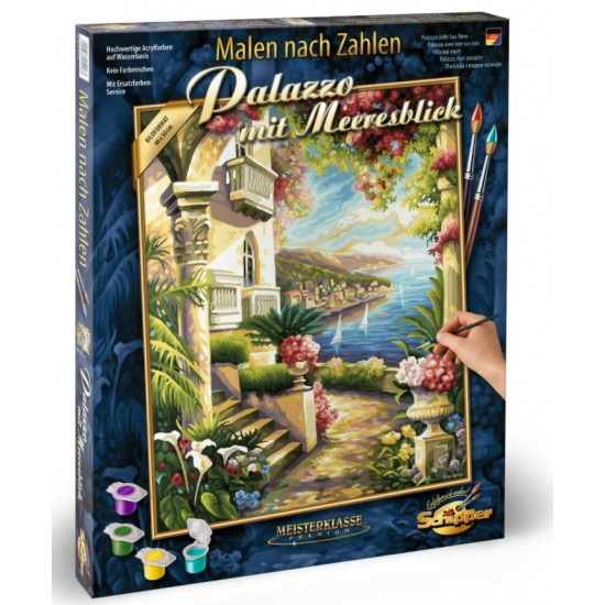 Kit pictura pe numere Palat la malul marii Schipper Simba 609130416