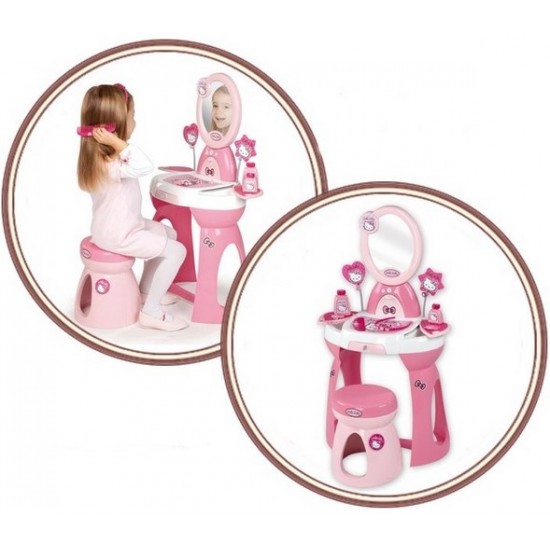 Set coafor cu oglinda Hello Kitty Smoby