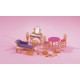 Castel cu caleasca disney princess golden glitter