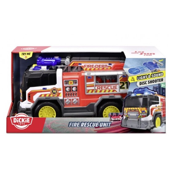 Masina de pompieri cu sunete si lumini 30cm Dickie-Simba-Toys 203306020