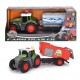 Tractor DICKIE FENDT cu remorca cu sunete si lumini 203734001