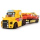 Set camion cu remorca si barca 41cm Dickie 203747009