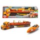 Set camion cu remorca si barca 41cm Dickie 203747009