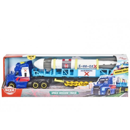 Set camion cu remorca si nava spatiala Dickie 203747010