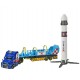 Set camion cu remorca si nava spatiala Dickie 203747010