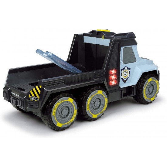 Camion transport bani cu sunete si lumini Dickie-toys 203756005