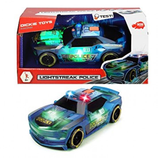 Masina de politie Light Strike Dickie 20 cm