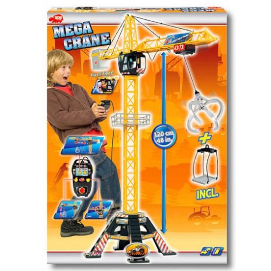 Mega macara 120 cm cu sunet si telecomanda 3462412 Dickie