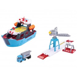 Set Majorette Nava, camion si macara 212050039