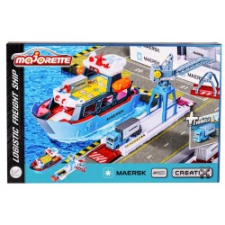 Set Majorette Nava, camion si macara 212050039