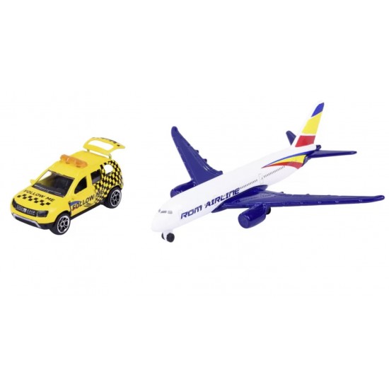 Set Dacia Duster si avion Boeing 787 Majorette 212057715