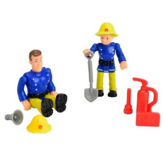 Pompierul Sam set 2 figurine cu accesorii