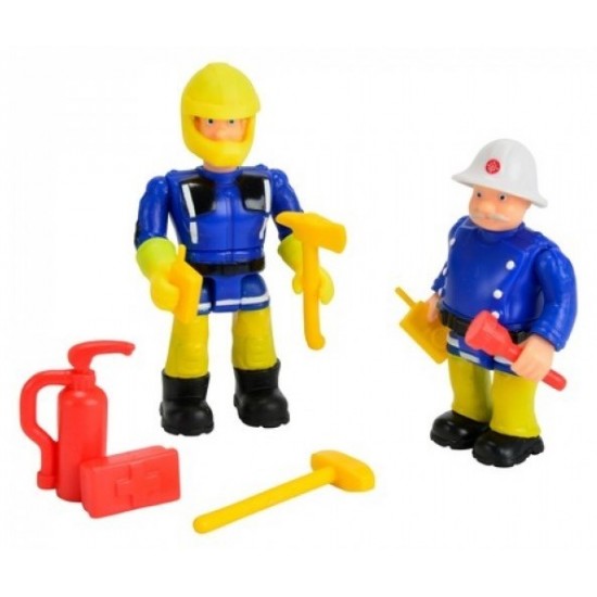 Pompierul Sam set 2 figurine cu accesorii