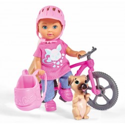 Papusa Evi cu bicicleta Simba-toys 105733273038