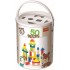 Set 50 cuburi din lemn Trefl 60937