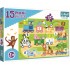 Trefl maxi puzzle trenul cu numere 15pcs 14278