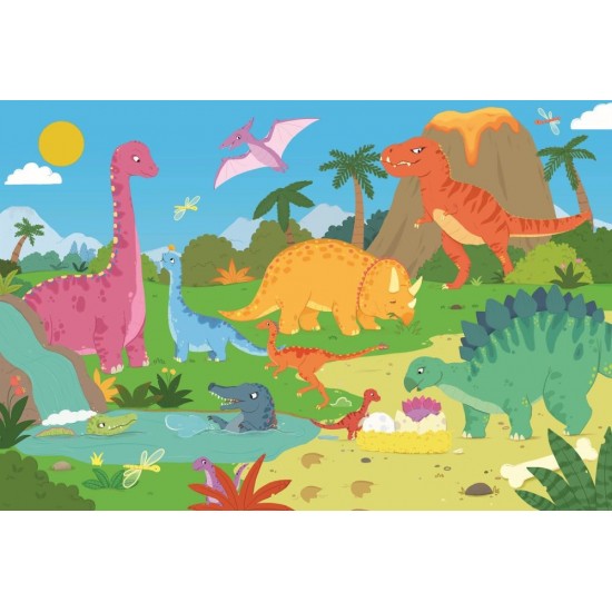 Puzzle 24 piese Maxi Dinozauri Trefl 14284