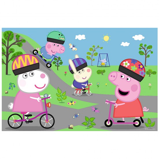 Puzzle 24 piese Maxi Purcelusa Peppa Pig Trefl 14330