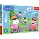 Puzzle 24 piese Maxi Purcelusa Peppa Pig Trefl 14330