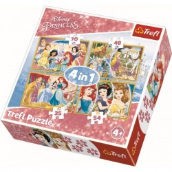 Trefl puzzle 4in1 Printese 34309