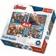 Puzzle 4in1 Avengers Trefl 34310