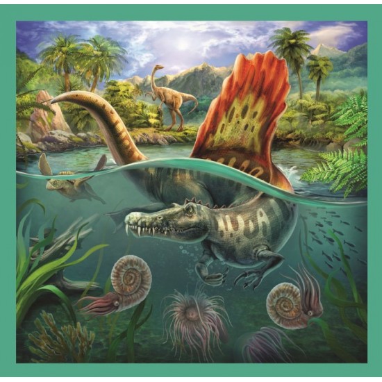 Puzzle 3in1 Dinozauri Trefl 34837