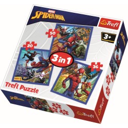 Puzzle 3in1 Spiderman Trefl 34841