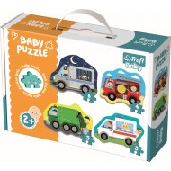 Puzzle Trefl baby vehicule si meserii 36071