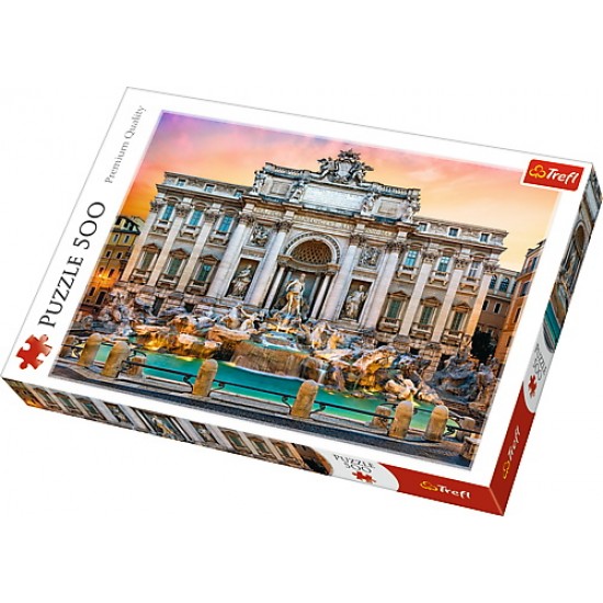 Trefl puzzle 500 piese Fontanna Di Trevi Roma 37292