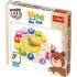 Ceas din lemn cu forme Trefl 60933