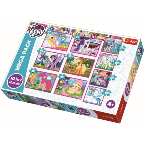 Puzzle Trefl 10in1 Lumea poneilor 90353