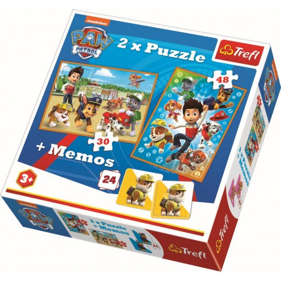Puzzle 2in1 Patrula Catelusilor Trefl 90790