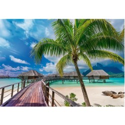 Trefl puzzle 1000 piese Insula paradisului Bora Bora 10704