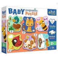 Puzzle progresiv Animale Trefl 44003