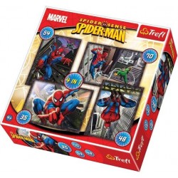 Puzzle 4 in 1 Spiderman