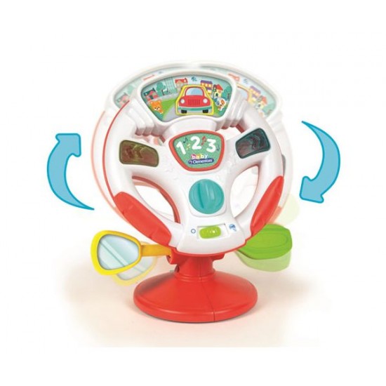 Volan interactiv cu sunete si lumini Clementoni 17929