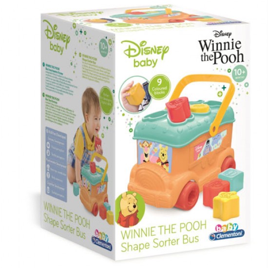 Autobuz cu forme Winnie the Pooh Clementoni 17282