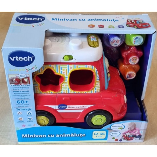 Minivan interactiv cu animalute in limba romana Vtech 537412