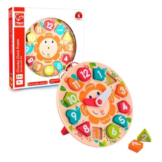Hape Ceas din lemn E1622