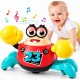 Jucarie interactiva crab cu muzica si lumini HE9972