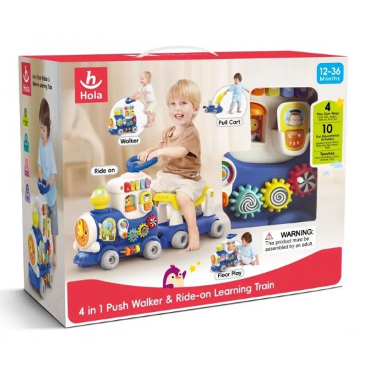 Trenulet premergator 4in1 albastru Hola HE8990B