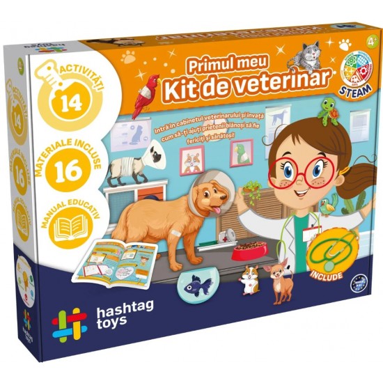 Primul meu Kit de veterinar Hashtag-toys HT052330