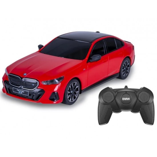 Masina cu telecomanda BMW i5, rosu Rastar, 1:24, cod 10180